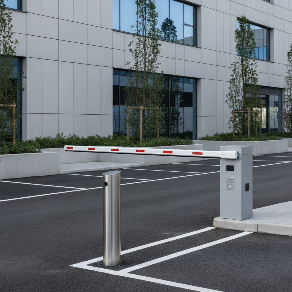 Aménager un parking avec des bornes et barrières : les solutions adaptées